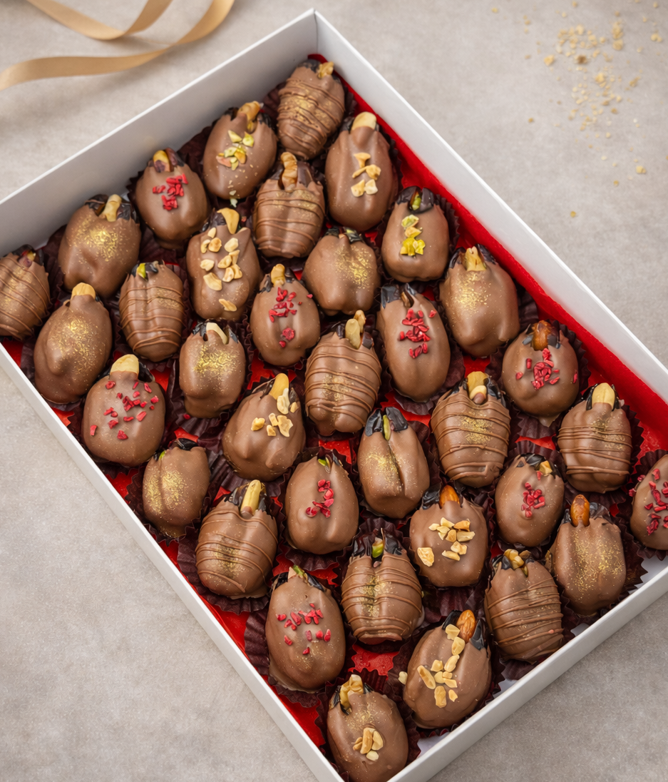 Chocolate Dipped Dates