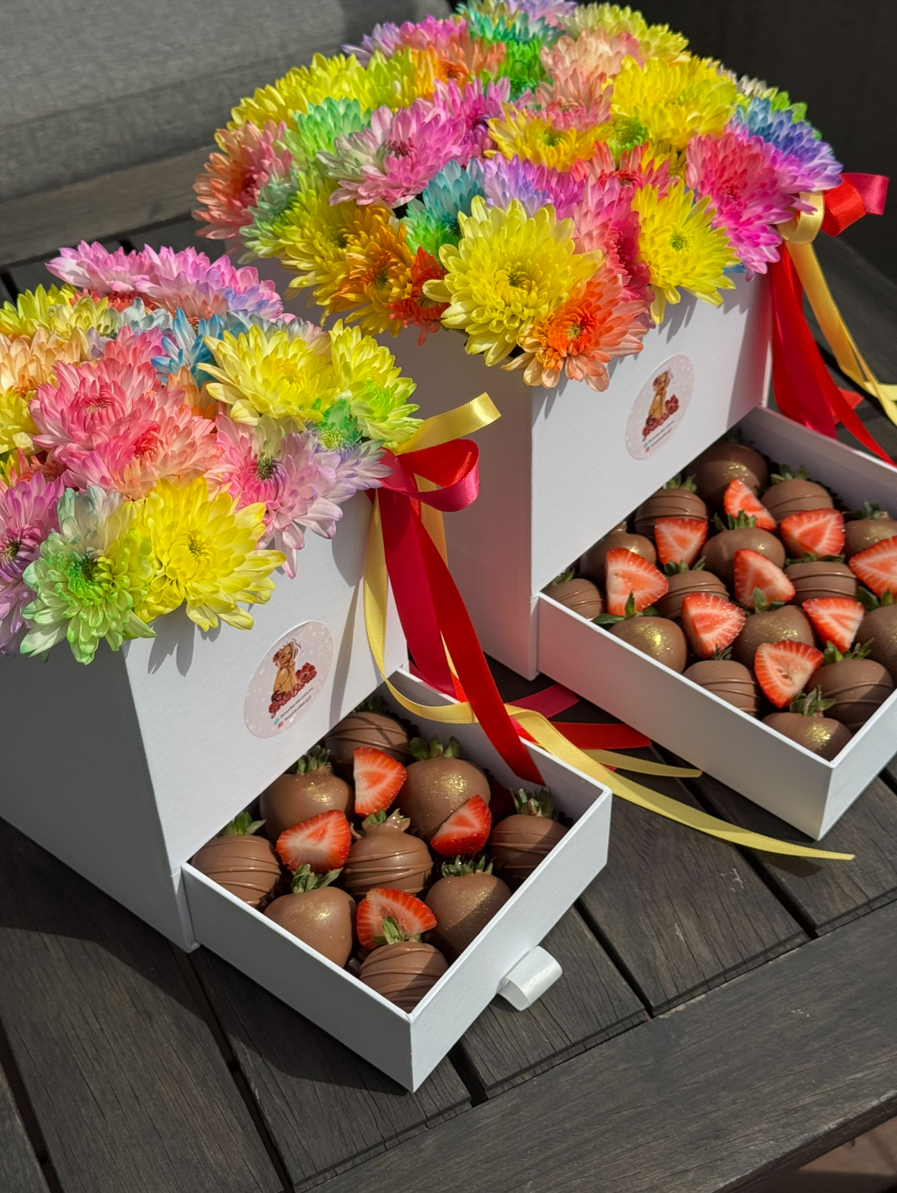 Rainbow Bouquet Box