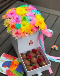 Rainbow Bouquet Box